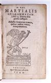 MARTIALIS, MARCUS VALERIUS. Epigrammaton libri 14. 1544